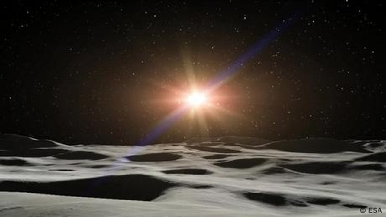 Wie wirkt Sonnenstrahlung auf den Mond?