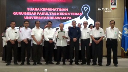 FULL-Pernyataan Guru Besar FK UB Malang, Kritik Kebijakan Kemenkes