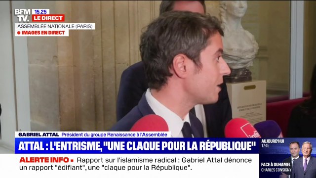 Rapport sur les Frères musulmans: Gabriel Attal affirme qu'il faut agir face au voilement de fillettes de 5 et 6 ans