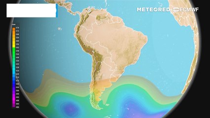 Dorsal en niveles medios de la troposfera traería calor a Santiago