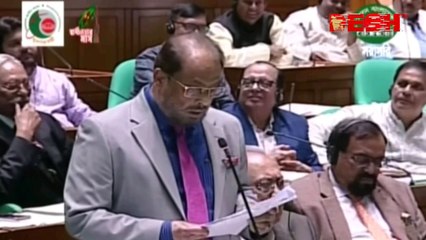 Moment when Jatiyo Party Chairman GM Quader’s Anti-Corruption Speech Sparks Turmoil in Parliament in 2024.