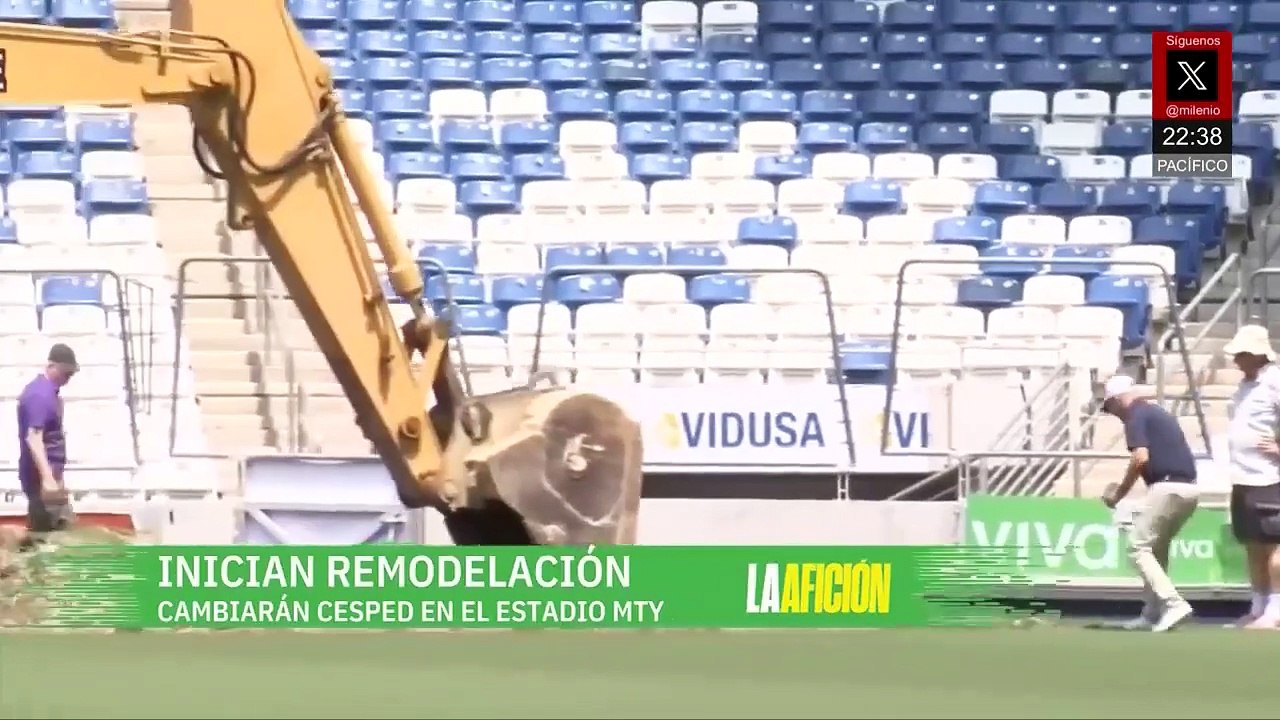 Estadio BBVA inicia trabajos para una cancha de vanguardia rumbo al Mundial 2026
