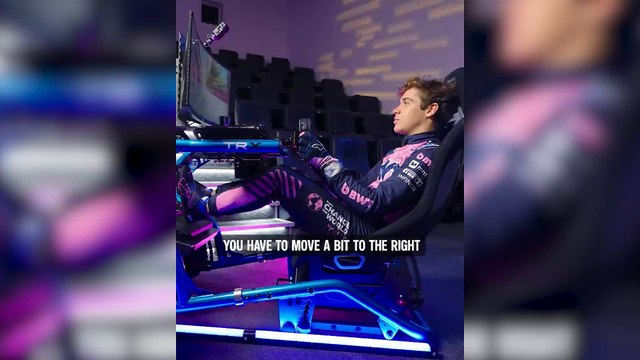 Franco Colapinto presentó el circuito de Mónaco a bordo del simulador de Alpine