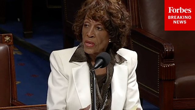 Maxine Waters Slams 'Harmful' GOP-Backed Resolution Against Biden Treasury-Era Bank Merger Rule