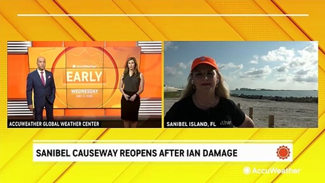Sanibel causeway reopens after Ian damage