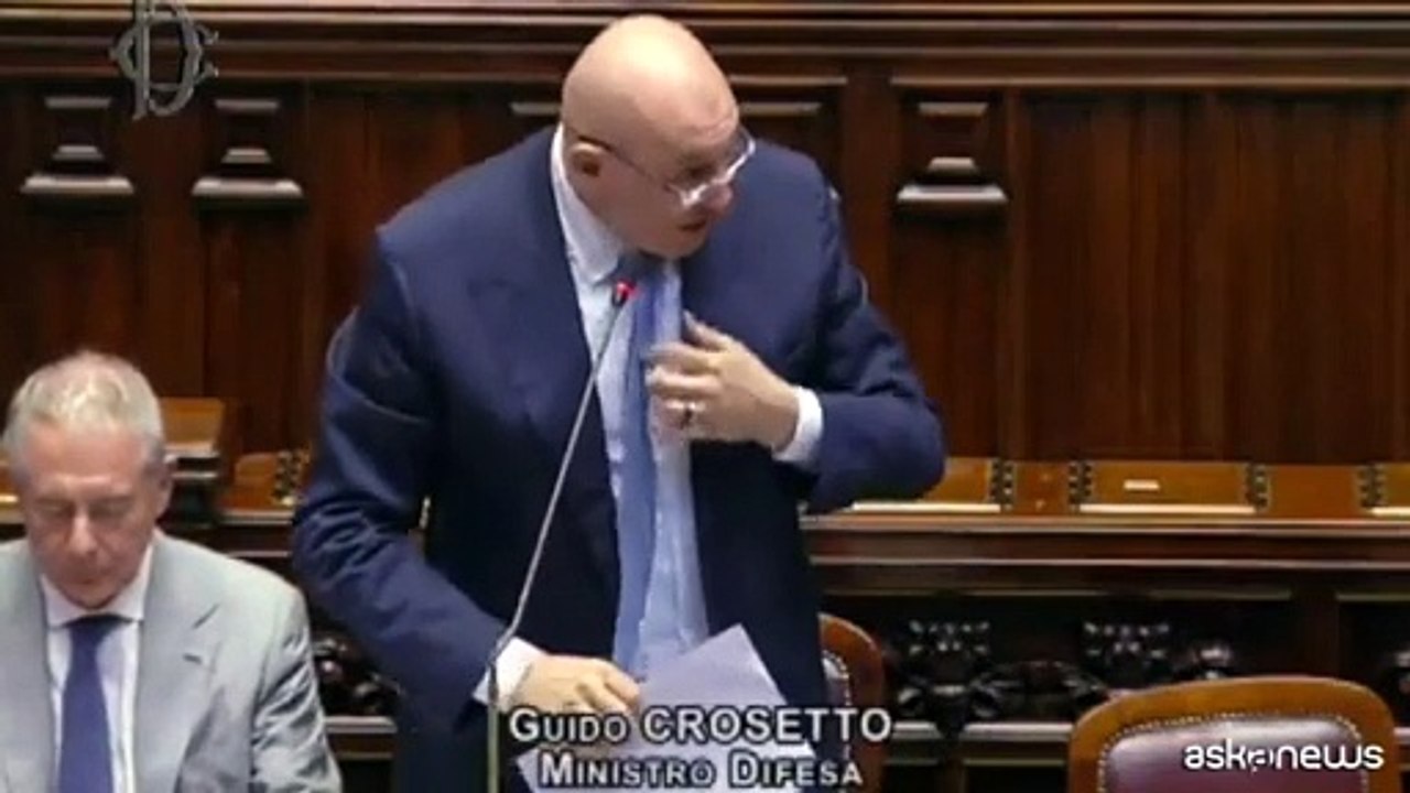 Crosetto: rispettate rigorosamente norme su import-export armi Israele