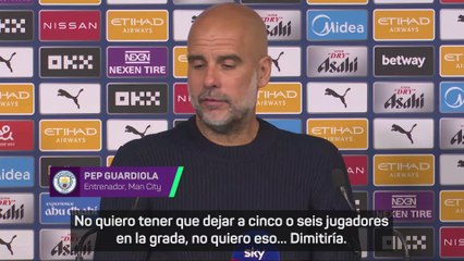 Guardiola lanza una advertencia al City: “No quiero eso... dimitiría”