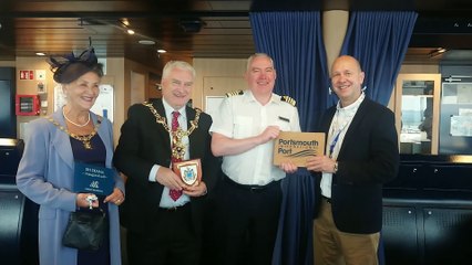 "Beautiful" cruise ship SH Diana sails in Portsmouth for the first time