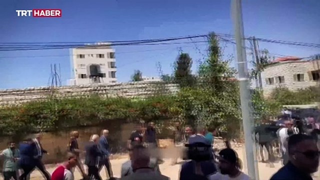 İşgalci İsrail güçleri, Cenin'de diplomatlara ateş açtı