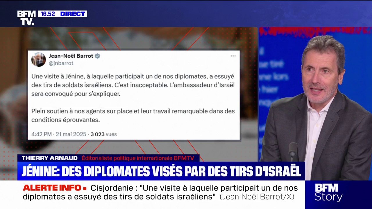 Cisjordanie: plusieurs diplomates, dont un Français, ont été visés par des tirs de sommation israéliens
