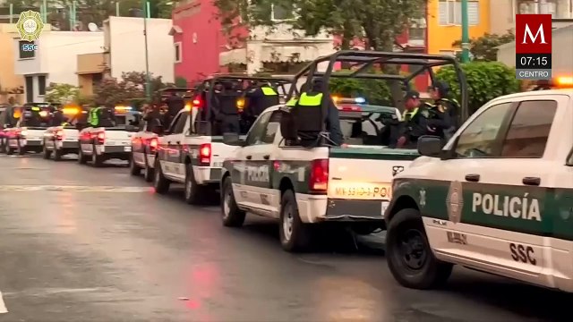 SSC realiza recorridos de seguridad en CdMx tras asesinato de funcionarios en Tlalpan