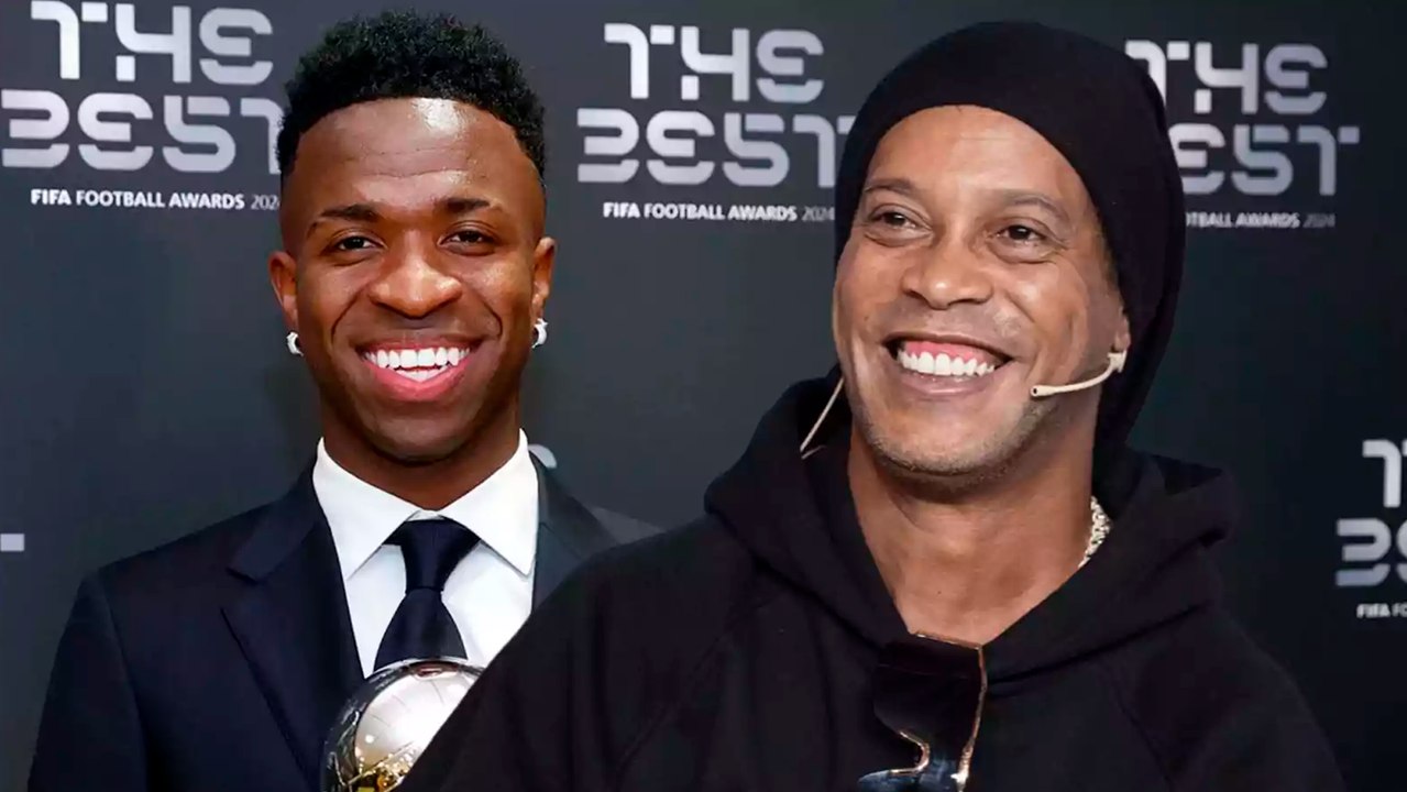 Ronaldinho pone las manos en el fuego por Vinicius Jr: "Fue injusto que no ganara el Balón de Oro"