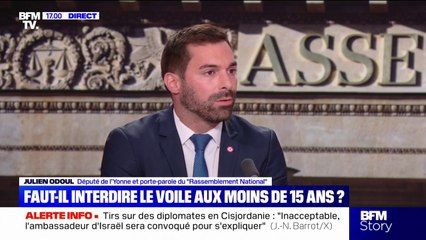 Rapport sur les Frères musulmans: "Certains découvrent l'eau chaude", se désole Julien Odoul (RN)