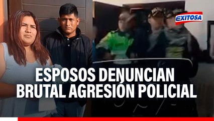 Trujillo: Pareja de esposos recién casados denuncia brutal agresión de policías en fiesta de matrimonio