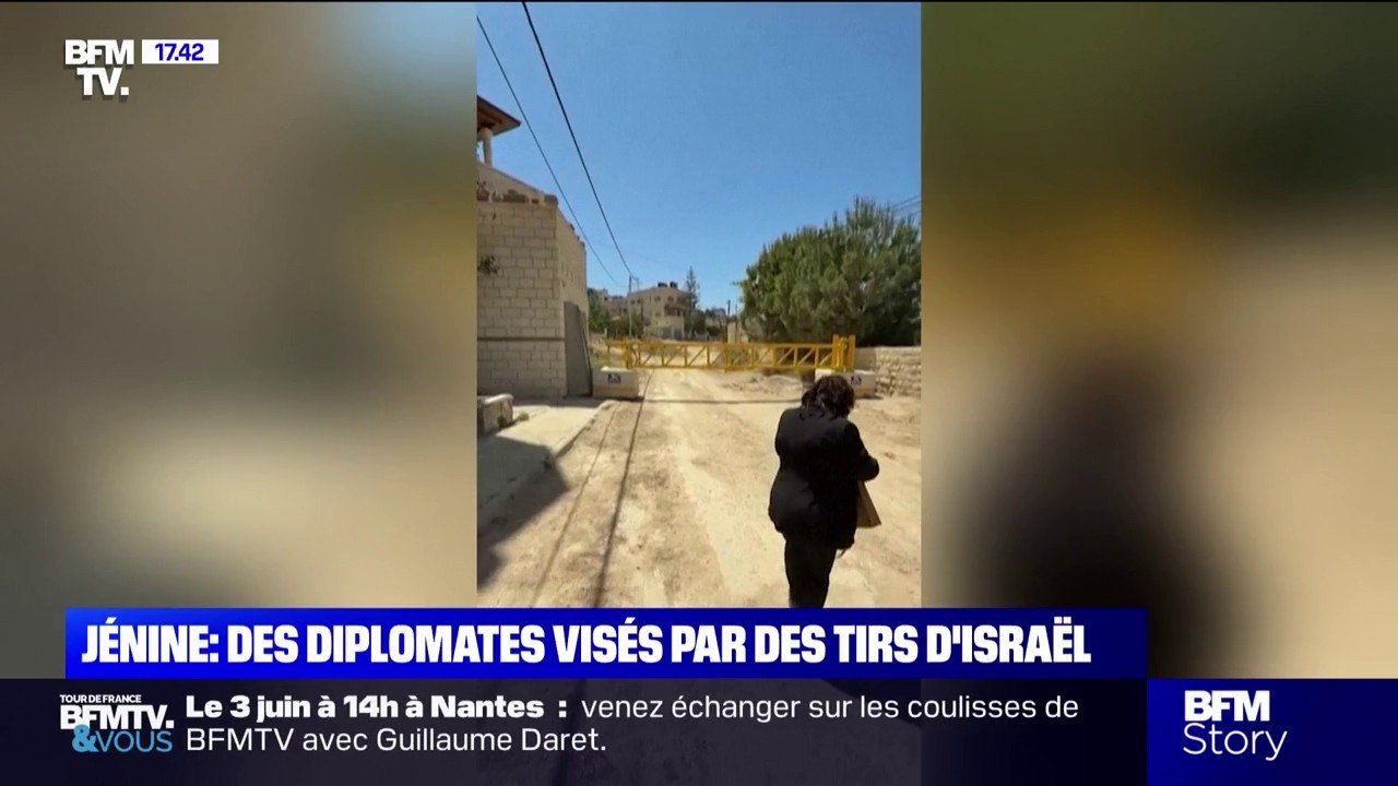 Cisjordanie: les images des tirs de sommation de l'armée israélienne contre des diplomates