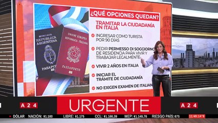 Italia limita la ciudadanía a bisnietos de italianos 🇮🇹