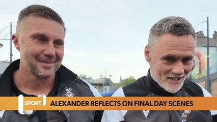 Alexander reflects on crazy final day scenes for Bradford