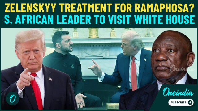 Trump to Grill South Africa's Ramaphosa Like He Did Zelenskyy? | U.S. Warns 'Stop White Persecution'