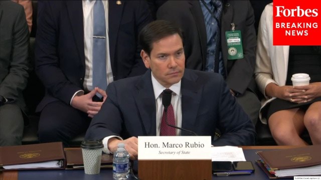 Sec. Marco Rubio Interrupted By Protester While Delivering Testimony At A House Hearing