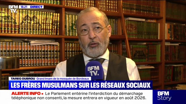 Frères musulmans: C'est une organisation vieillissante qui n'a aucune influence sur les jeunes explique Tareq Oubrou, grand imam de la mosquée de Bordeaux