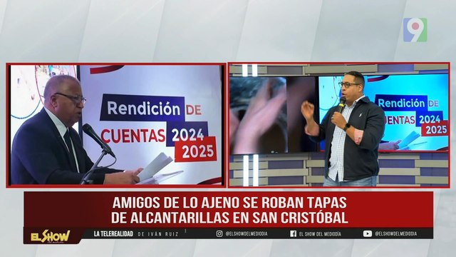 ¿Quiénes roban las tapas de las alcantarillas en San Cristóbal? | El Show del Mediodía