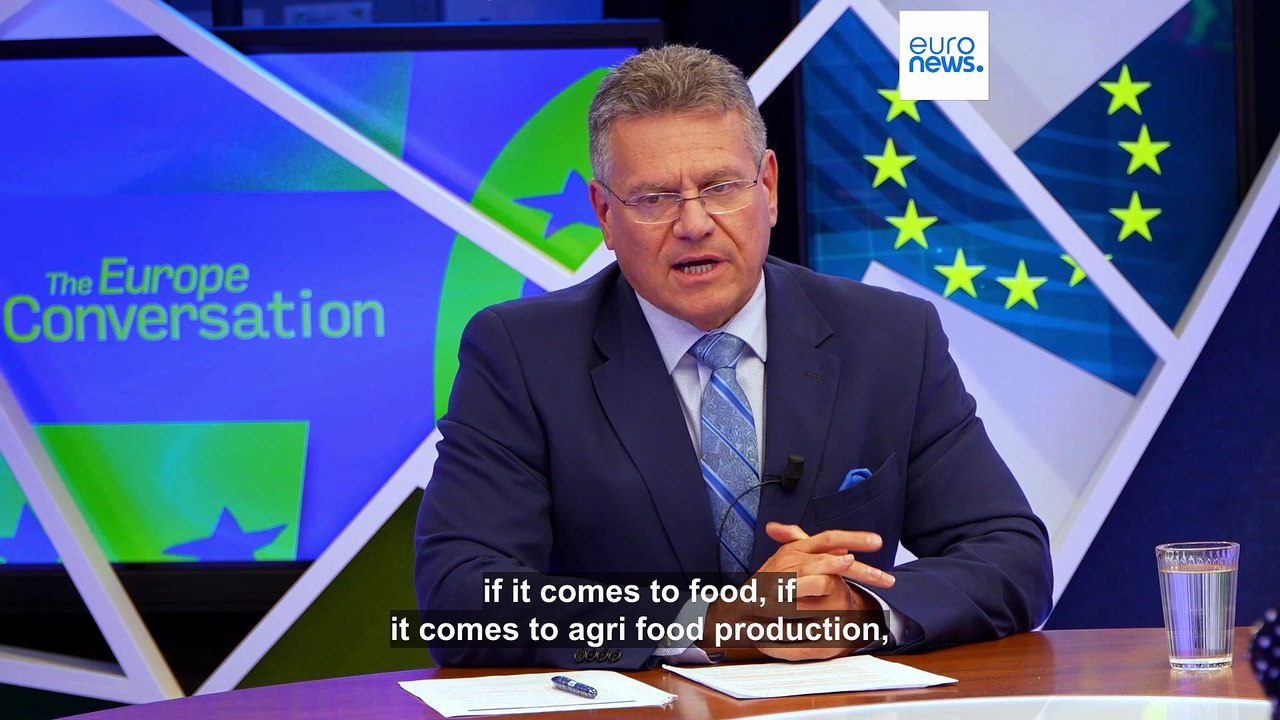 EU standards on food are 'not up for negotiation', EU Trade Commissioner Šefčovič tells Euronews