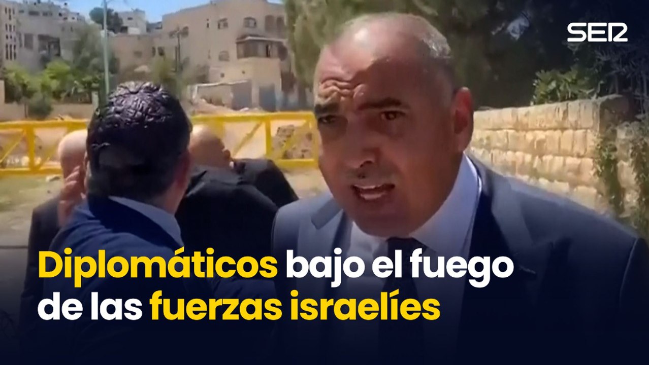 Diplomáticos bajo el fuego de las fuerzas israelíes