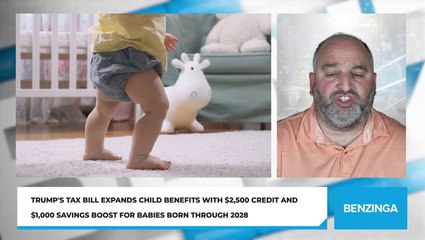 Trump's Tax Bill Expands Child Benefits With $2,500 Credit And $1,000 Savings Boost For Babies Born Through 2028
