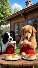 Cute puppy daily routine 🥰❤️