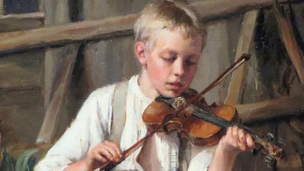 "An Die Musik" by Franz Schubert. Beautiful Song. Sung in Yiddish. Classical Music. (captions)