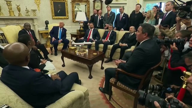 Donald Trump y Cyril Ramaphosa chocan sobre si existe un genocidio contra los blancos