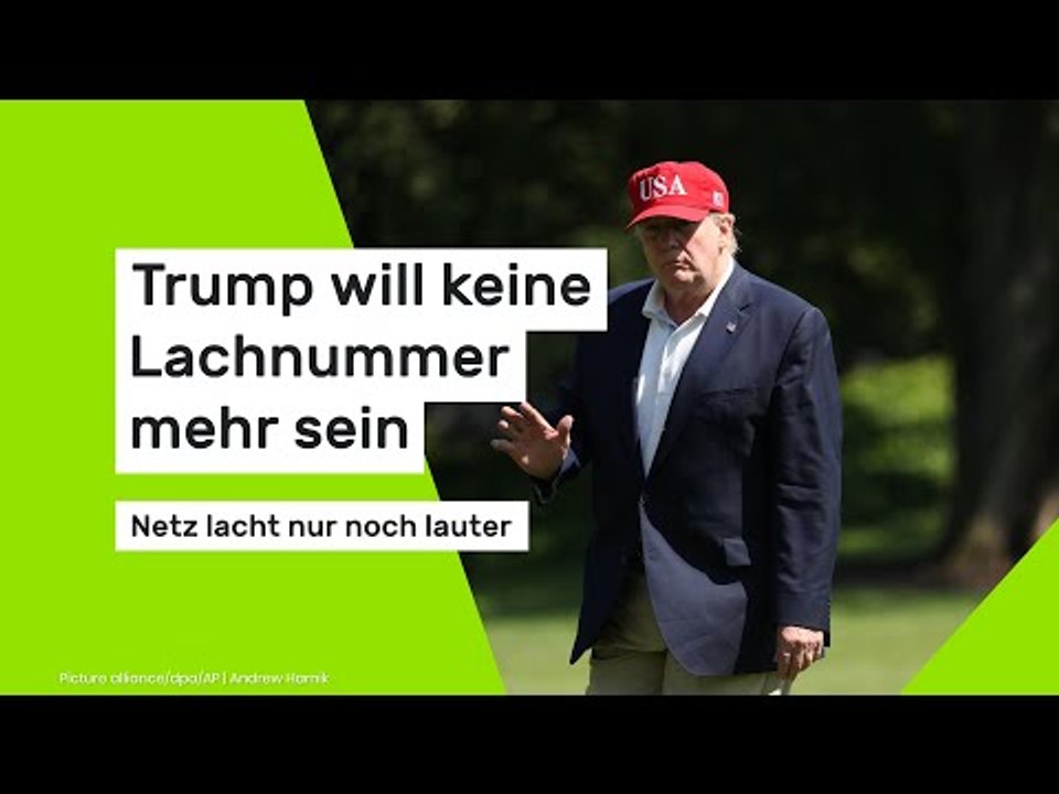 Donald Trump: Trump will keine Lachnummer mehr sein – Netz lacht nur noch lauter