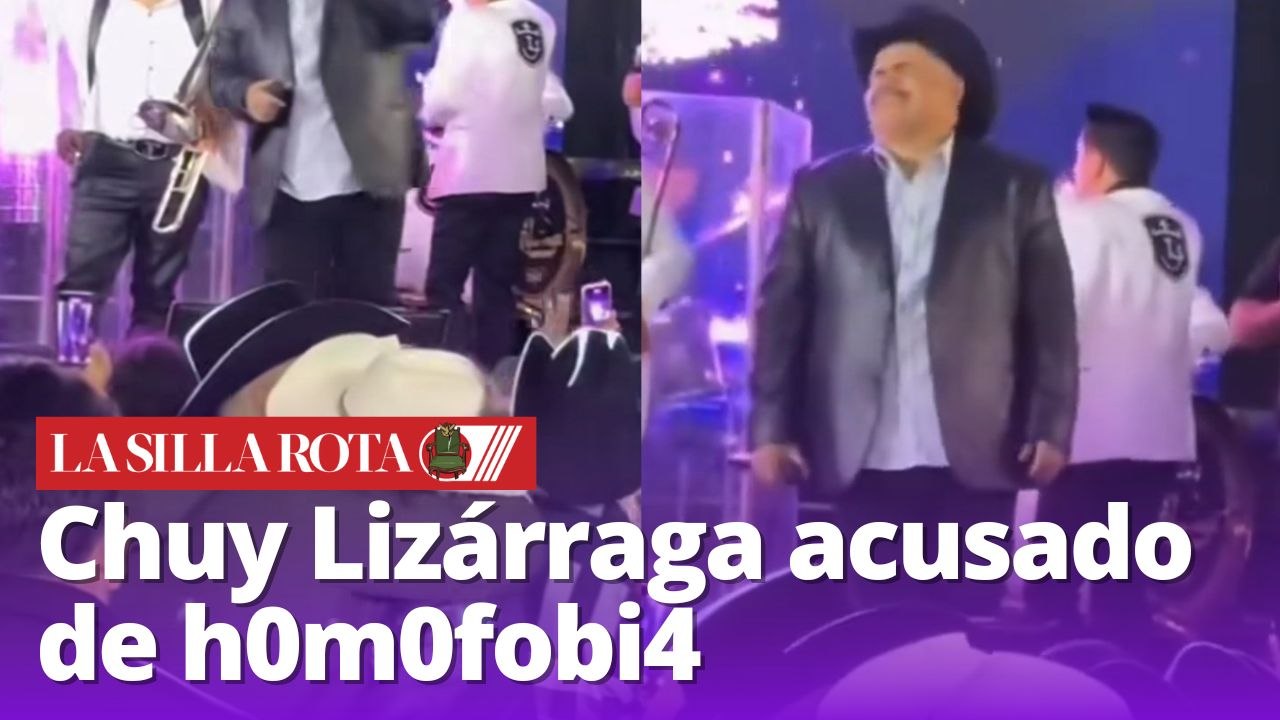 Chuy Lizárraga acusado de h0m0fobi4 tras reacción en concierto