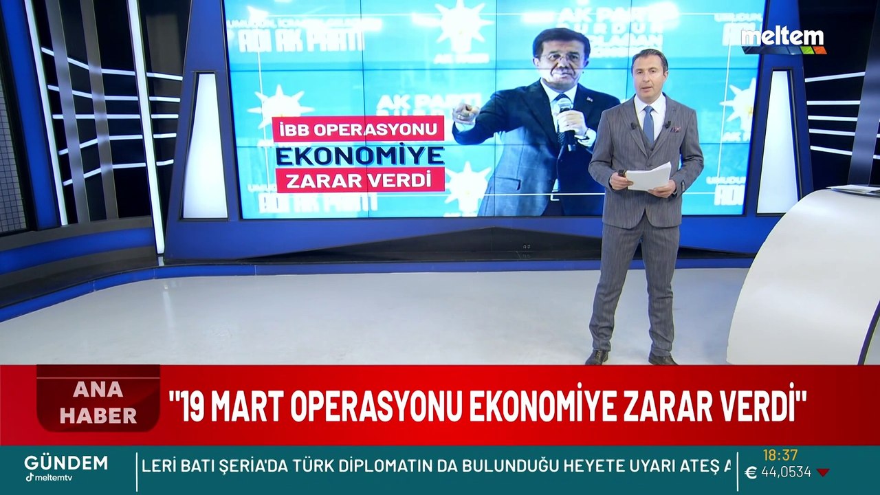 Ekonominin başındaki isimlerden, AKP'li Zeybekçi'den "İBB operasyonları ekonomiye zarar verdi" itirafı.