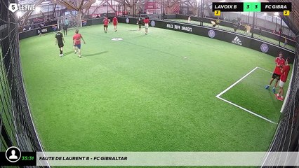 Faute de Laurent B - Fc Gibraltar