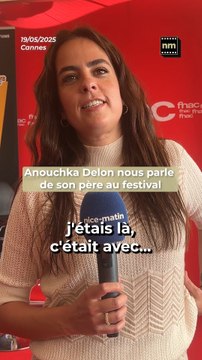 La dernière fois que j'étais là, c'était avec lui Anouchka Delon se confie, à l'occasion d'une exposition à Cannes