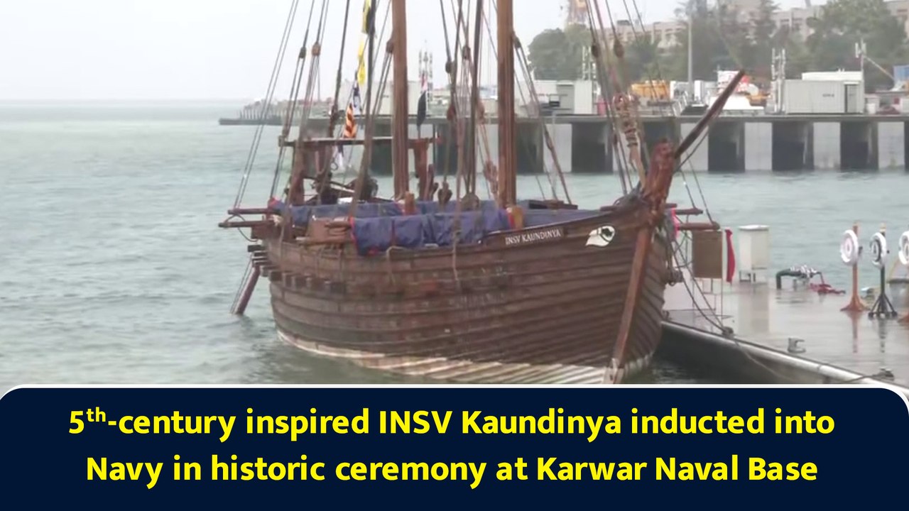 5th-century inspired INSV Kaundinya inducted into Navy in historic ceremony at Karwar Naval Base