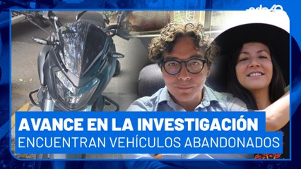 Encuentran moto y auto abandonados tras asesinato de Ximena Guzmán y José Muñoz