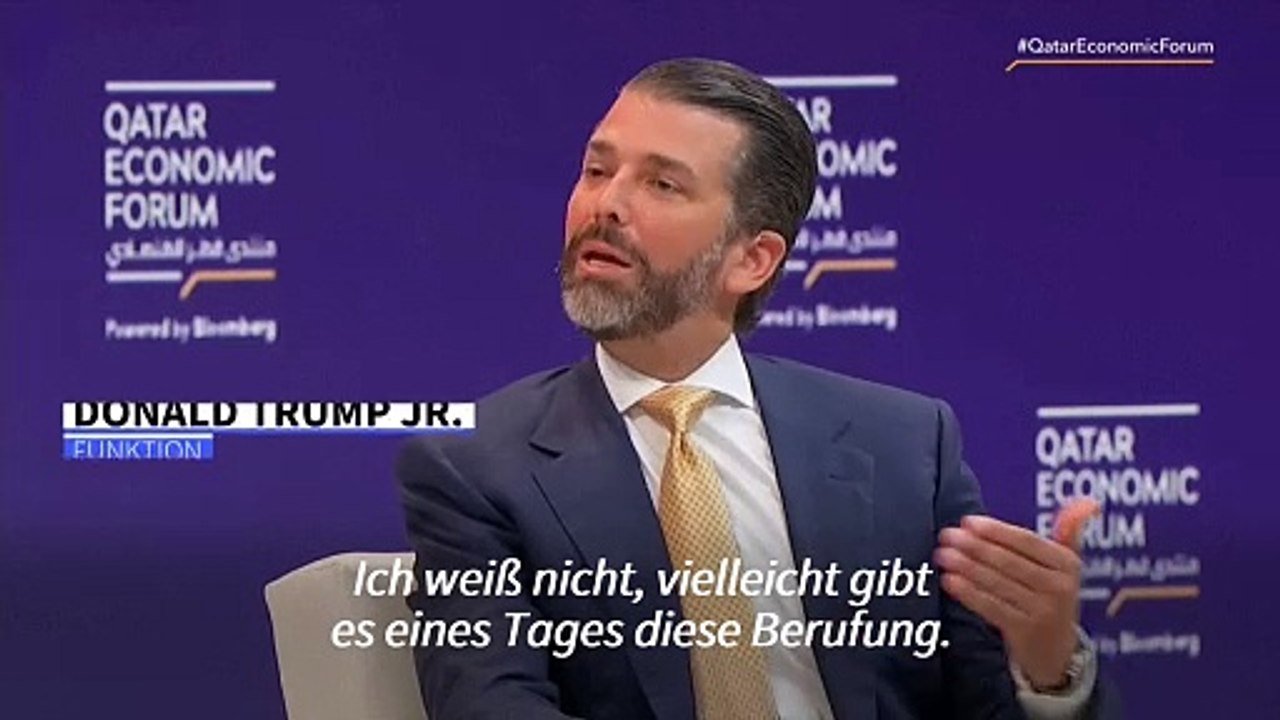 'Vielleicht eines Tages': Trumps ältester Sohn schließt Präsidentenkandidatur nicht aus