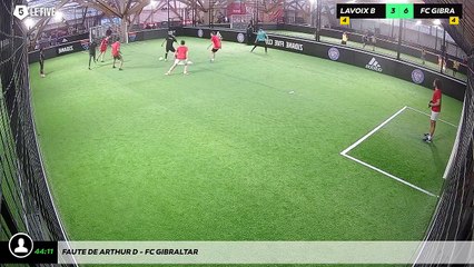 Faute de Arthur D - Fc Gibraltar