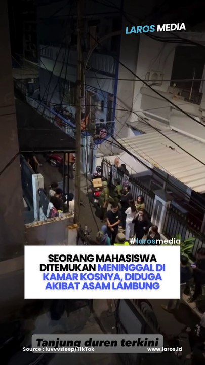 Seorang Mahasiswa Ditemukan Meninggal 2 Hari Yang Lalu Di Kamar Kosnya, Diduga Akibat Asam Lambung