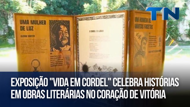 Exposição Vida em Cordel celebra histórias em obras literárias no coração de Vitória
