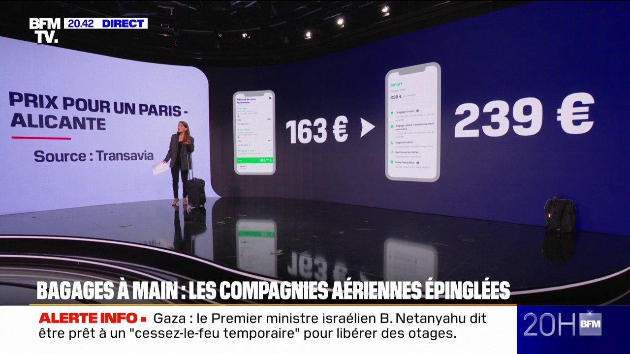 LE CHOIX D'AMÉLIE - Bagages à main: les compagnies aériennes épinglées