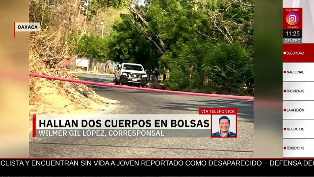 En Oaxaca, localizan dos cuerpos en bolsas de plástico