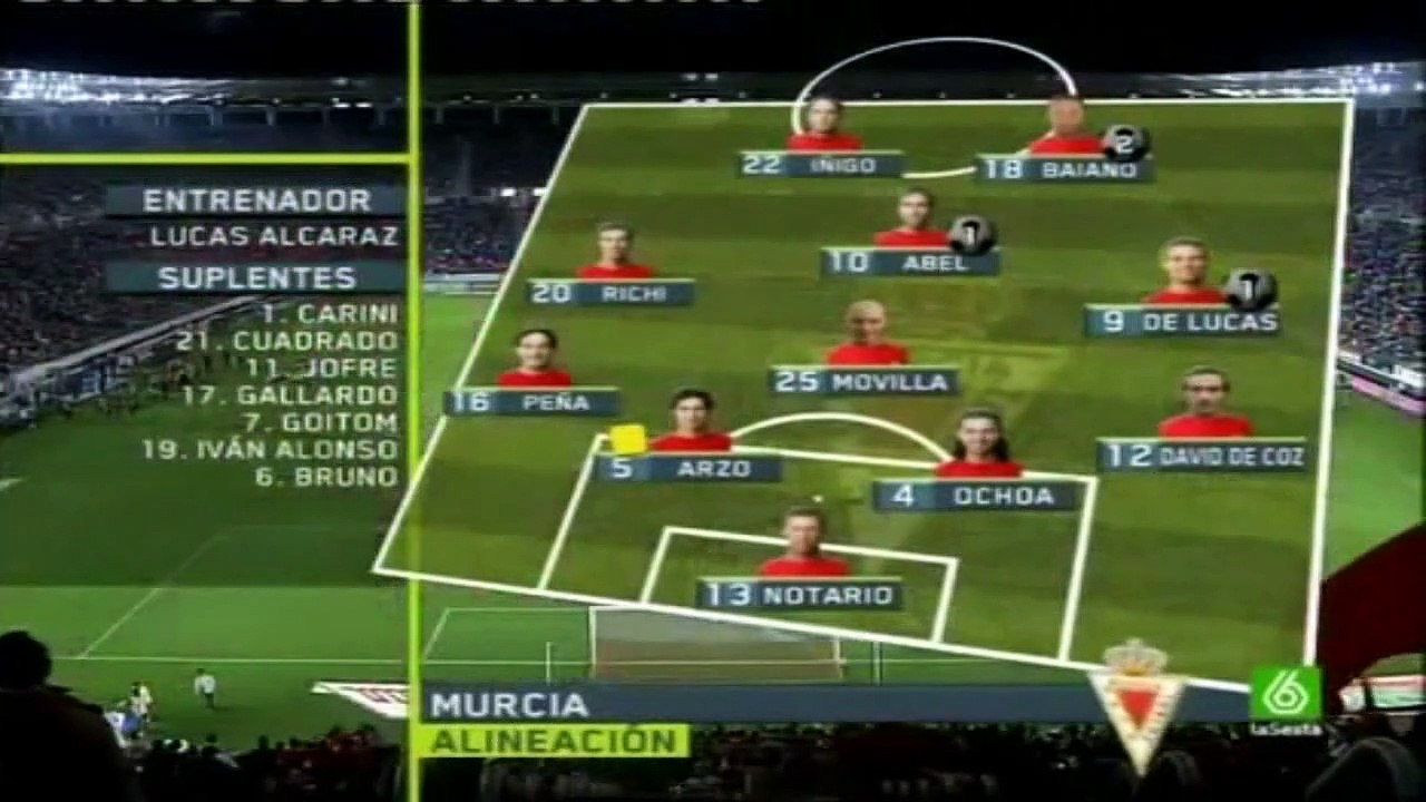 24/11/2007 Real Murcia- Real Madrid (1-1) Liga