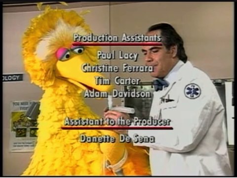 Sesame Street Home Video Visits the Hospital - Ending Closing Credits (1990) (HQ)