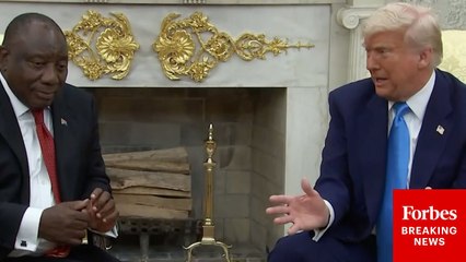 'Why Wouldn't You Arrest That Man?': Trump Questions South Africa's President During Meeting
