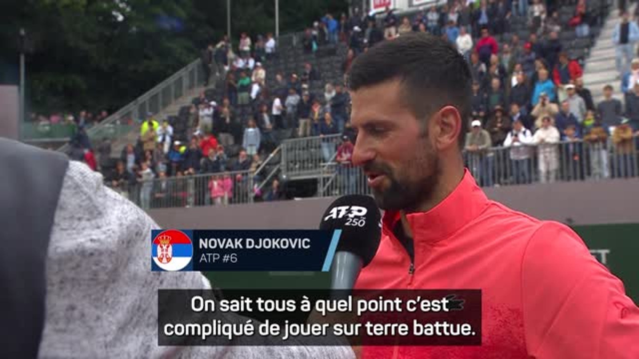 Genève - Djokovic soulagé après sa victoire à Genève : "Briser la glace, c’est super"