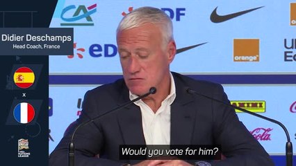 Dembele a 'serious' Ballon d'Or contender - Deschamps
