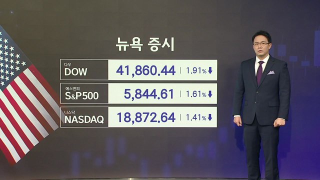 [뉴스START] 트럼프 감세에 국채 '쇼크'...뉴욕 증시 급락 마감 / YTN